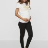 Mom Enula9 | Lola Gravid Jeans W. Bumpband, Sort, 8774