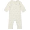 Baby Enula9 | Babysuit Broderie - Creme Wool Knit