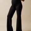 Mom Enula9 | Oono Flared Pants, Black